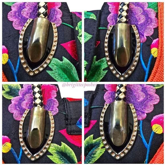 MEXICAN Embroidered Shoulder/Tote Bag - Picture 11 of 13